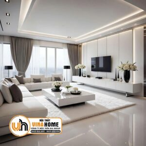 Phòng Khách Sang Trọng Hiện Đại PK01