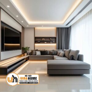 Phòng Khách Sang Trọng Hiện Đại PK04