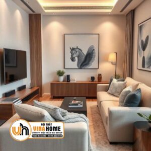 Phòng Khách Sang Trọng Hiện Đại PK07