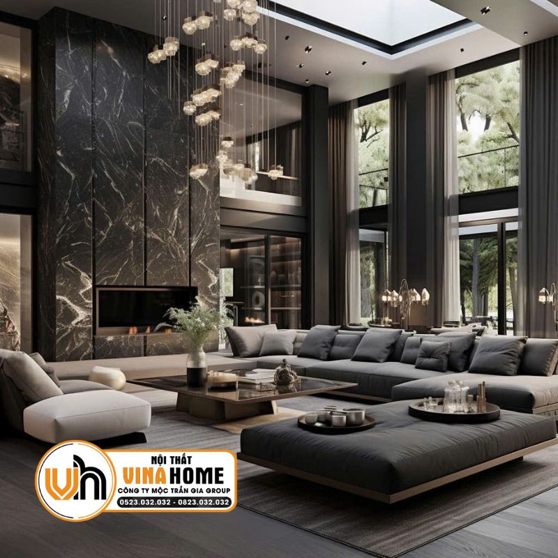 Phòng Khách Sang Trọng Luxury PL11